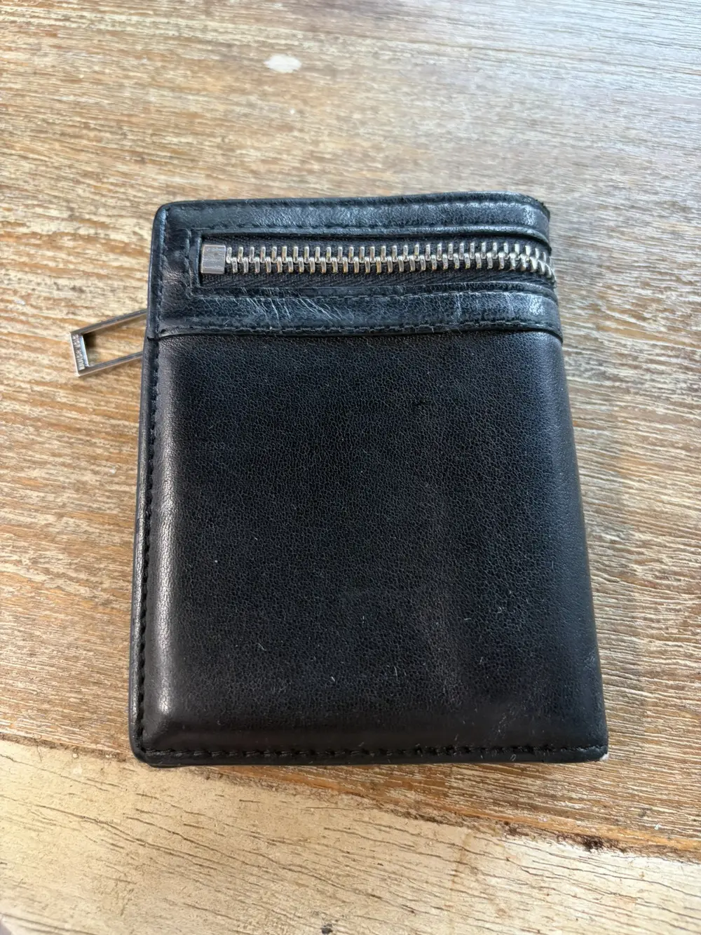 Dior Homme - Leather Bi Fold Zipper Wallet - Image 5