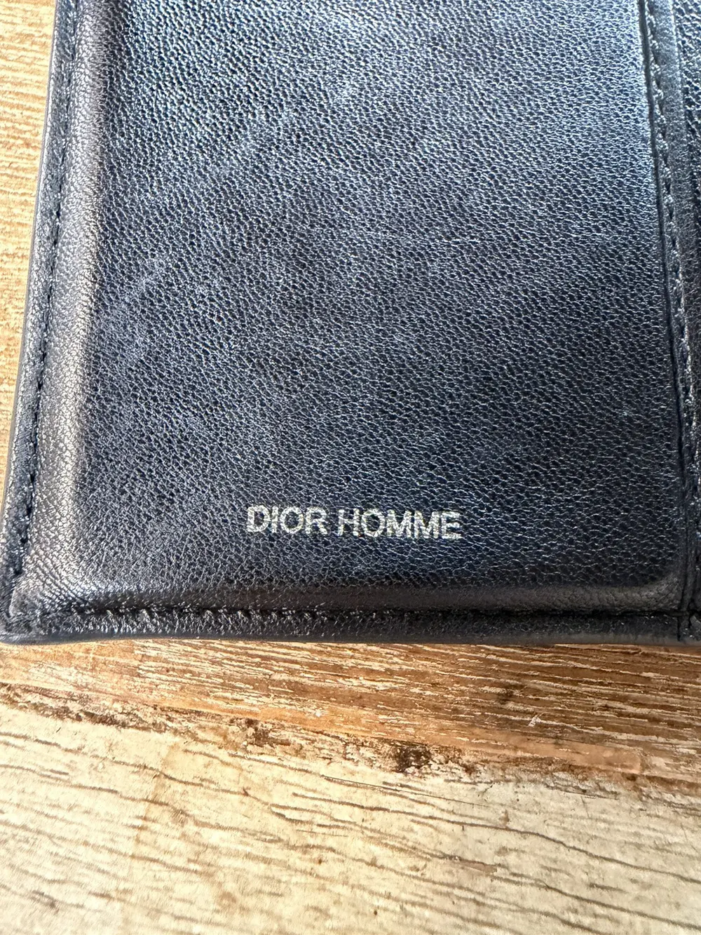 Dior Homme - Leather Bi Fold Zipper Wallet - Image 3
