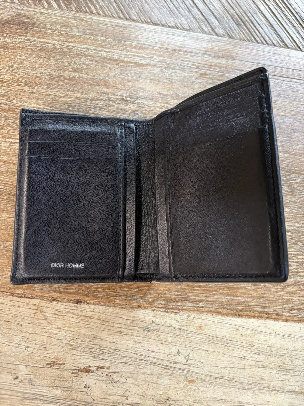 Dior Homme - Leather Bi Fold Zipper Wallet - Image 2
