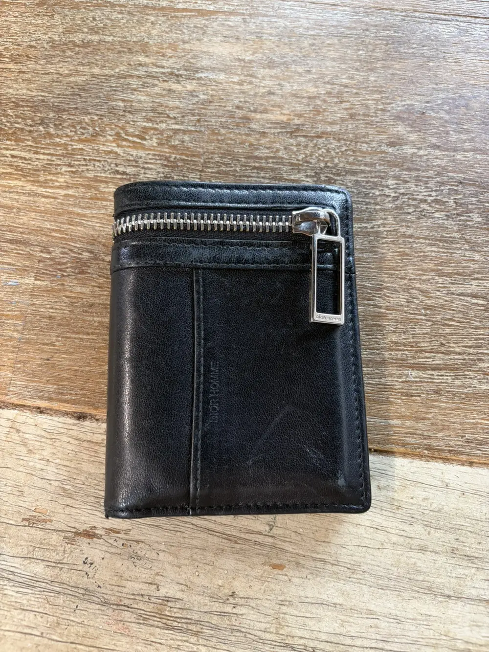 Dior Homme - Leather Bi Fold Zipper Wallet