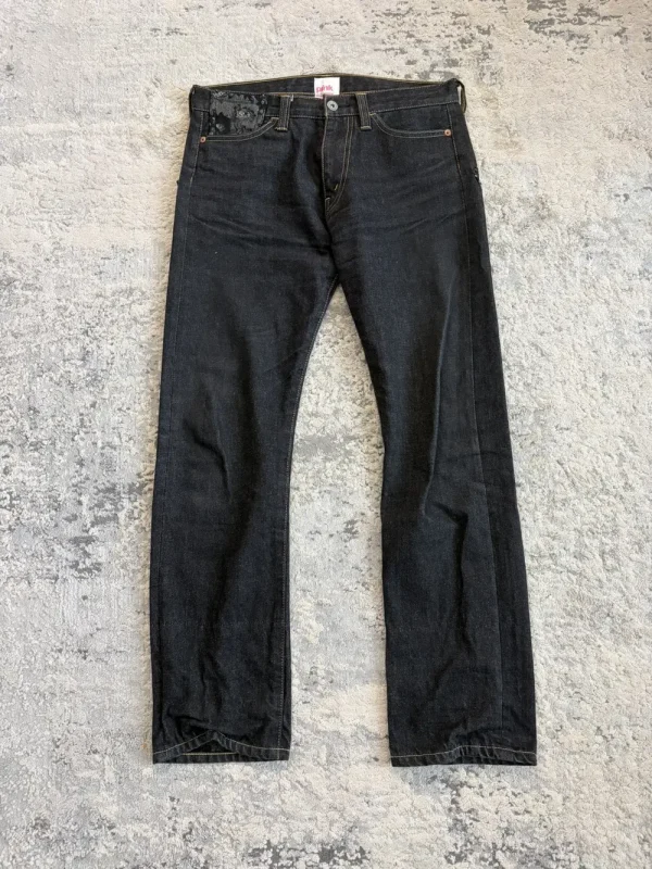 Junya Watanabe Pink - Floral Lining Raw Denim Jeans 31x29.5