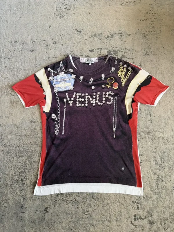 Vivienne Westwood - Venus Punk Illusion Tee 20.5x26
