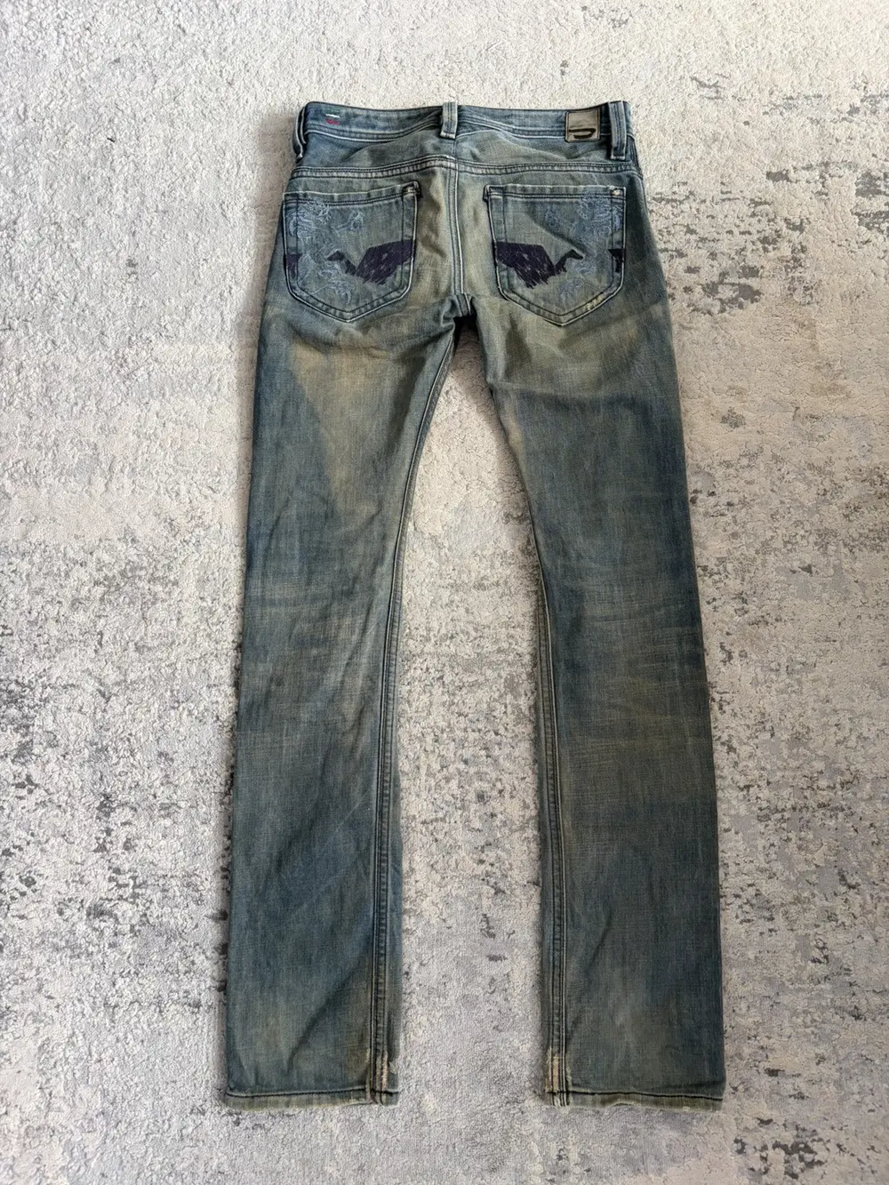 Diesel - SS07 Mudwash Thanaz Straight Tapered Jeans 29x32 - Image 6