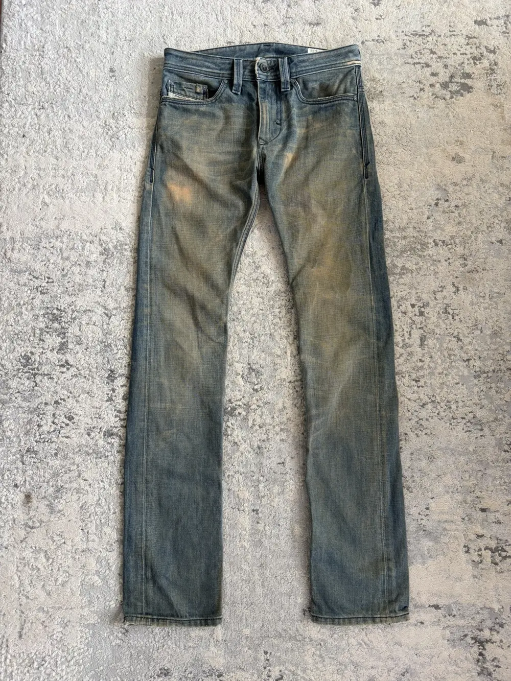 Diesel - SS07 Mudwash Thanaz Straight Tapered Jeans 29x32