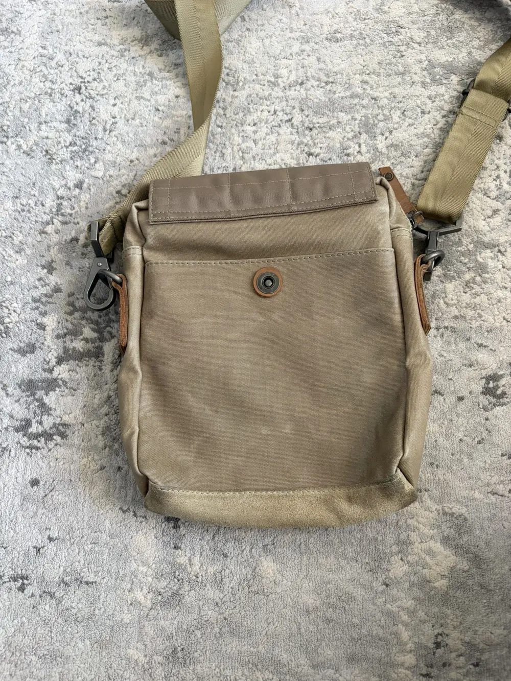 Diesel - Suede Canvas Satchel Shoulder Bag - Image 6