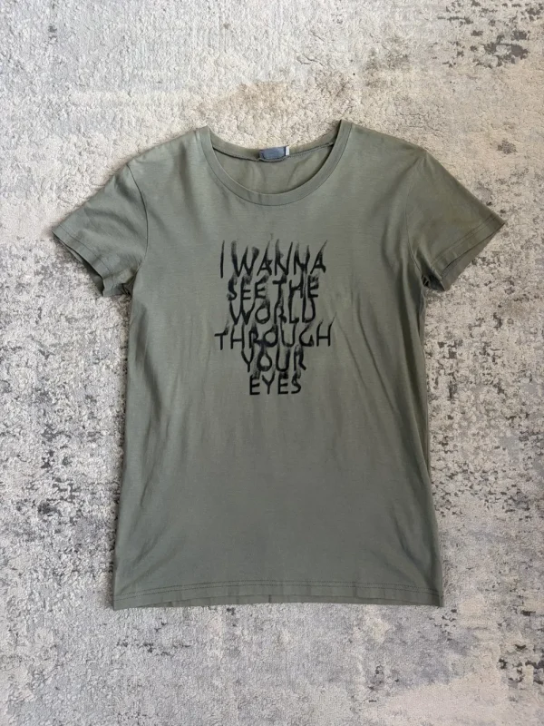 Dior Homme - AW10 I Wanna See The World T Shirt 17x25