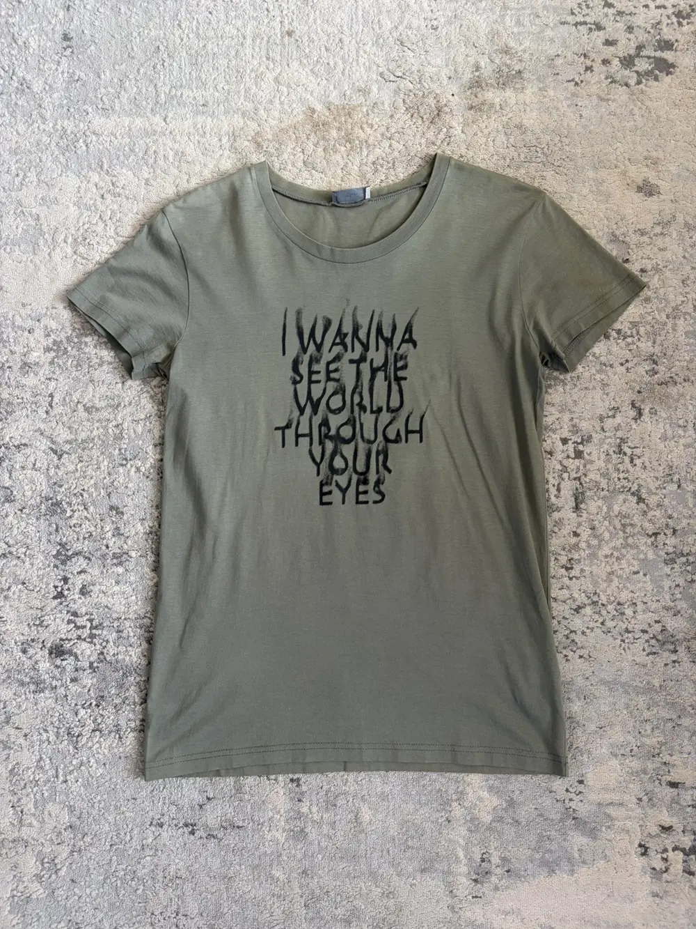 Dior Homme - AW10 I Wanna See The World T Shirt 17x25
