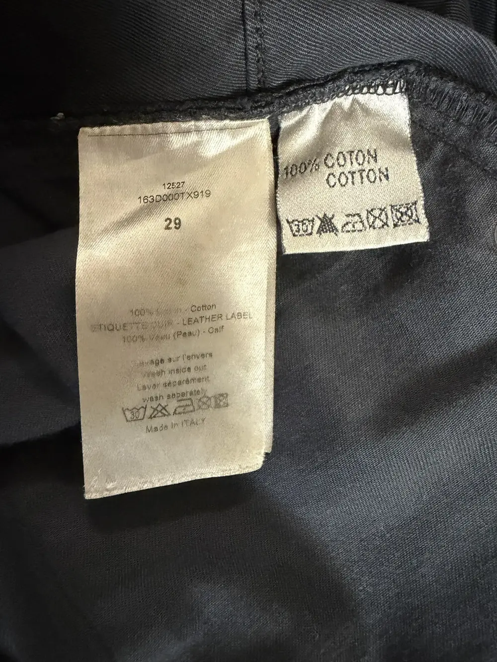 Dior Homme - KVA Whiskered Dust Black Denim Jeans 31x31.5 - Image 8