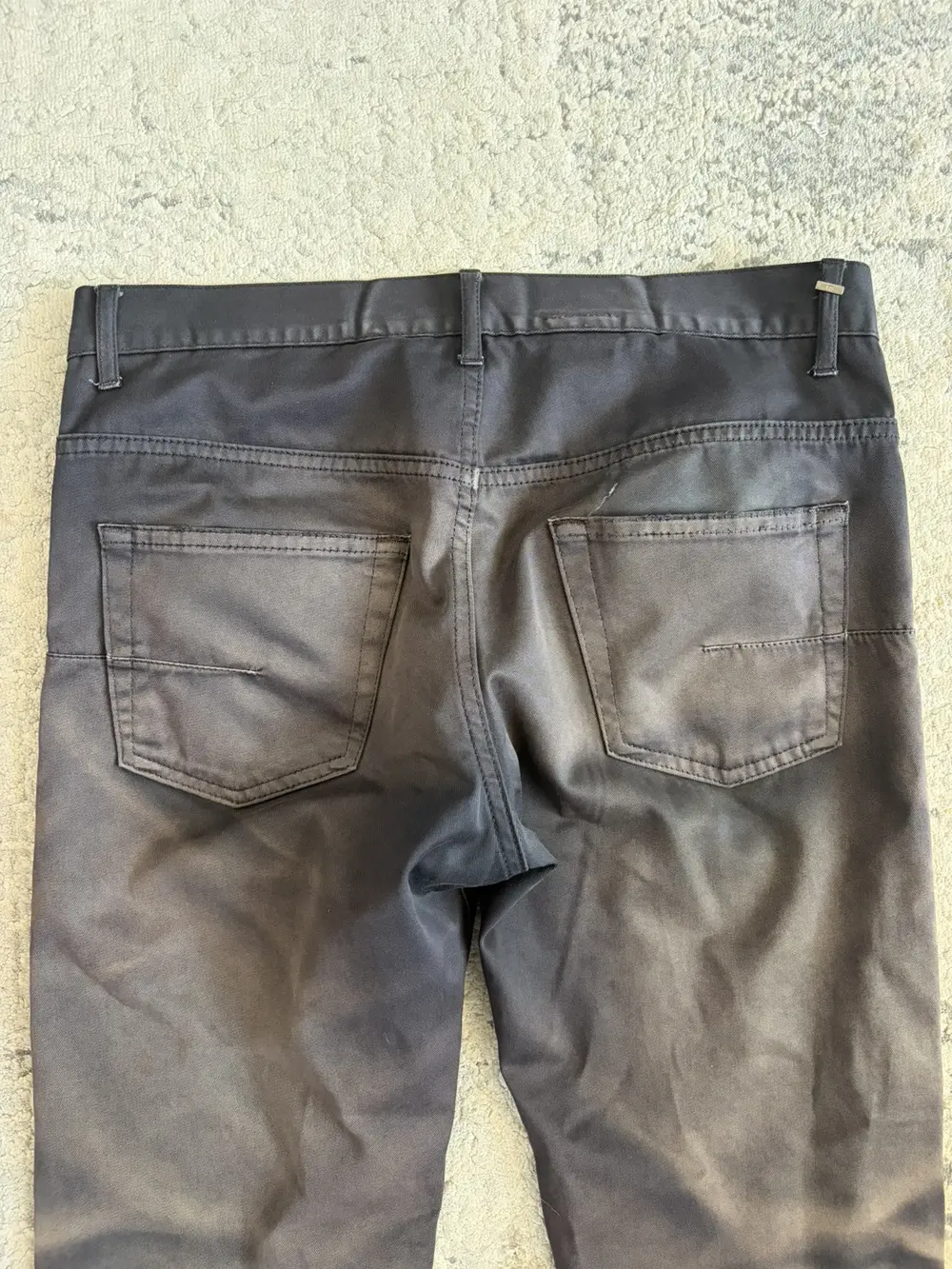 Dior Homme - KVA Whiskered Dust Black Denim Jeans 31x31.5 - Image 7
