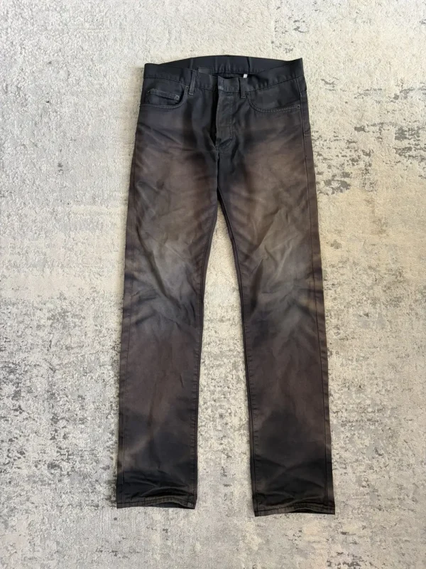 Dior Homme - KVA Whiskered Dust Black Denim Jeans 31x31.5