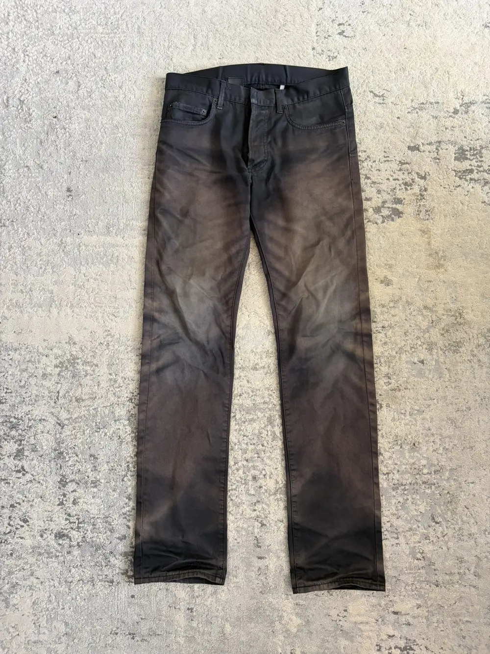 Dior Homme - KVA Whiskered Dust Black Denim Jeans 31x31.5