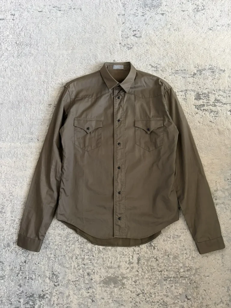 Dior Homme - SS04 Wax Button Up Shirt 20x27