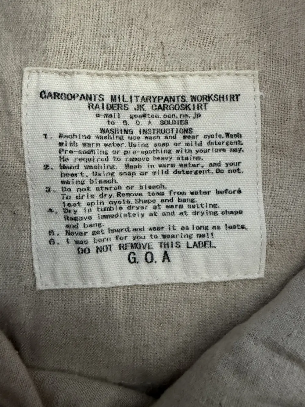 GOA - Parachute Flared Pants 28x33 - Image 7