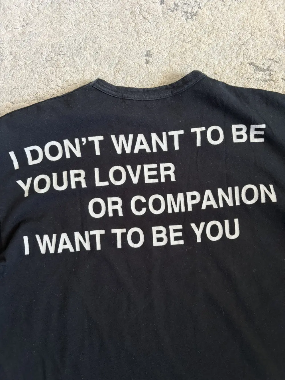 Junya Watanabe - SS02 Poem "What You See" T Shirt 20x26 - Image 5