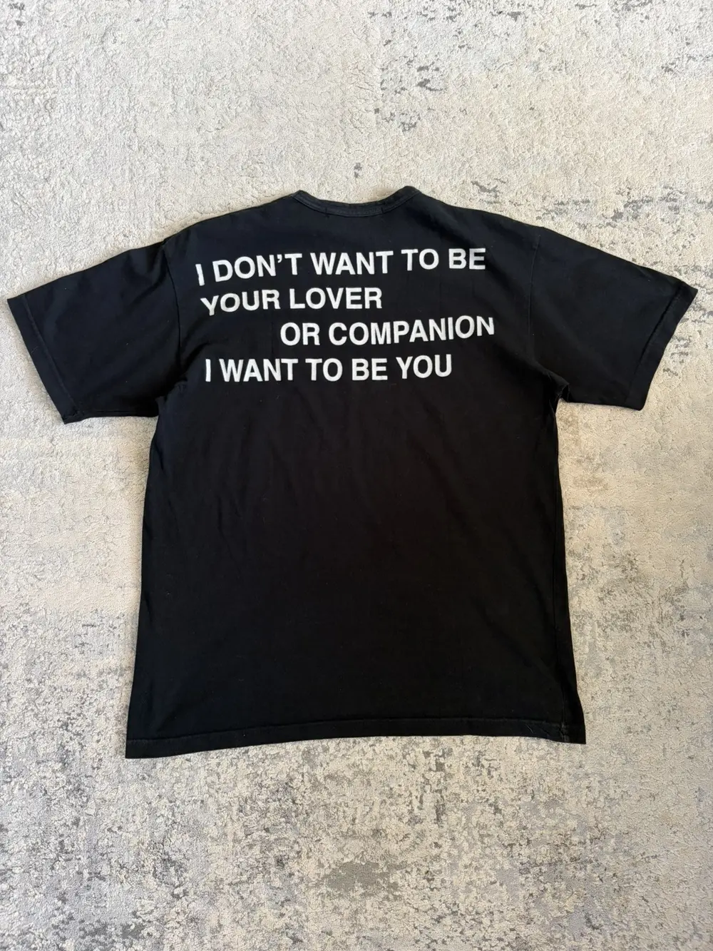 Junya Watanabe - SS02 Poem "What You See" T Shirt 20x26 - Image 4