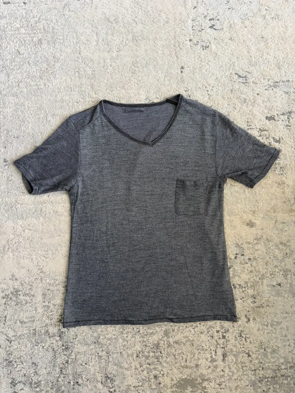 Mihara Yasuhiro - Asymmetric Collar T Shirt 17x24.5