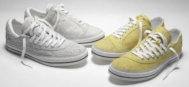 Number (N)ine AW09 Yellow Suede Spiral Converse 12US Mens - Image 9