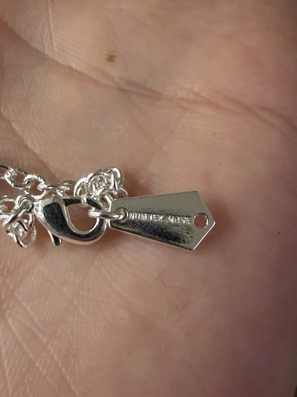 Number (N)ine - SS01 "Time Migration" Silver Cross Necklace - Image 5
