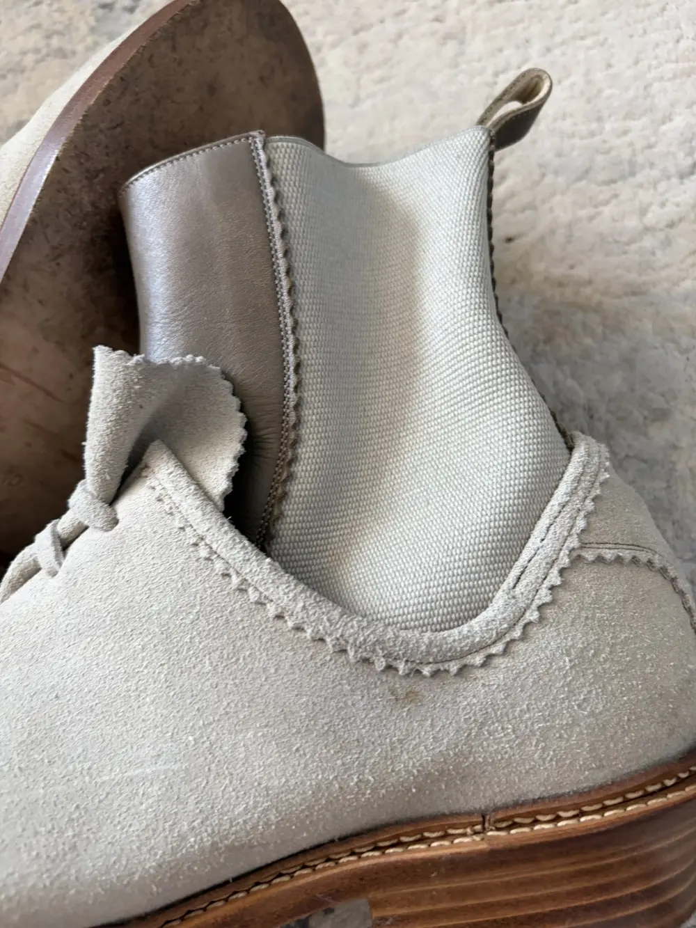 Number (N)ine - SS09 Western Suede Derby Boots 10 US MENS - Image 6