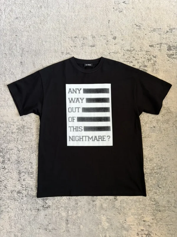 Raf Simons - AW17 Any Way Out T Shirt 22x29