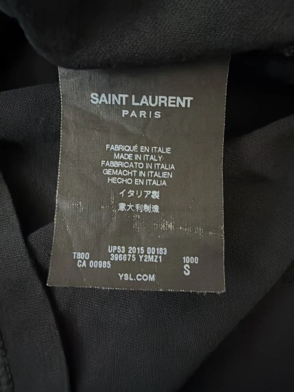 Saint Laurent - AW15 YSL Embroidery Pocket T Shirt 19x26 - Image 6