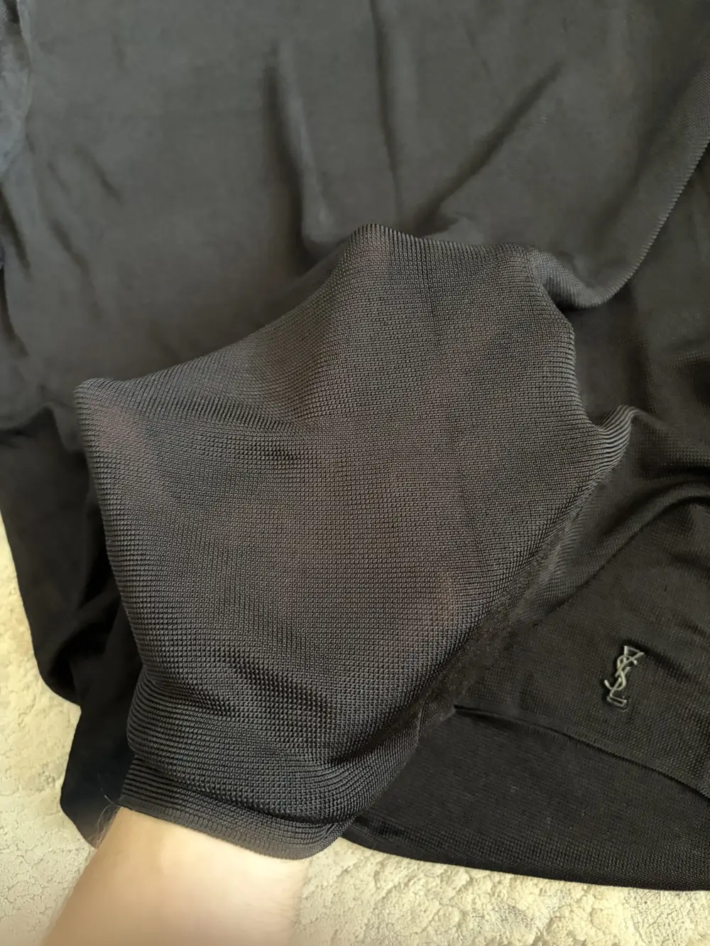 Saint Laurent - AW23 Gauze Knit Long Sleeve 20x25 - Image 4