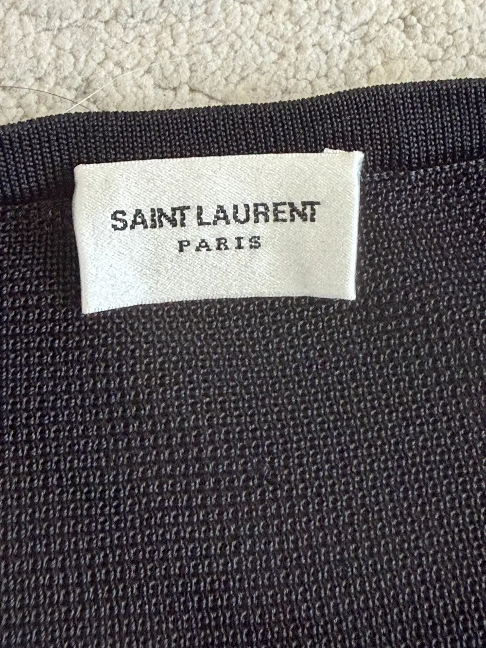 Saint Laurent - AW23 Gauze Knit Long Sleeve 20x25 - Image 2
