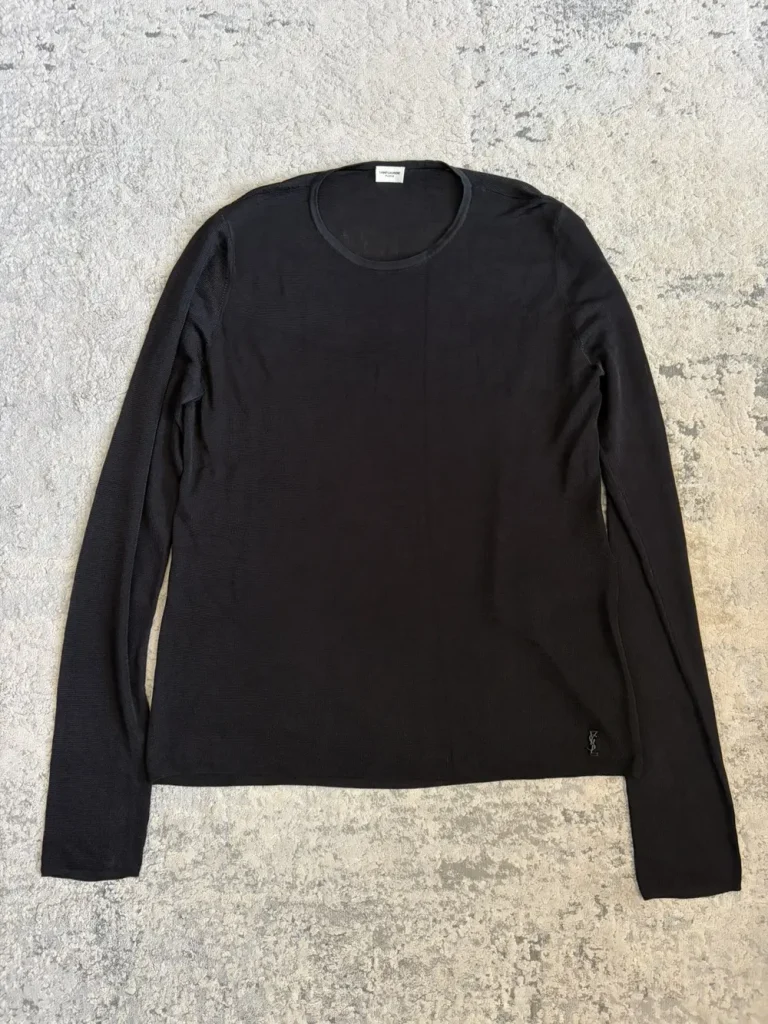 Saint Laurent - AW23 Gauze Knit Long Sleeve 20x25