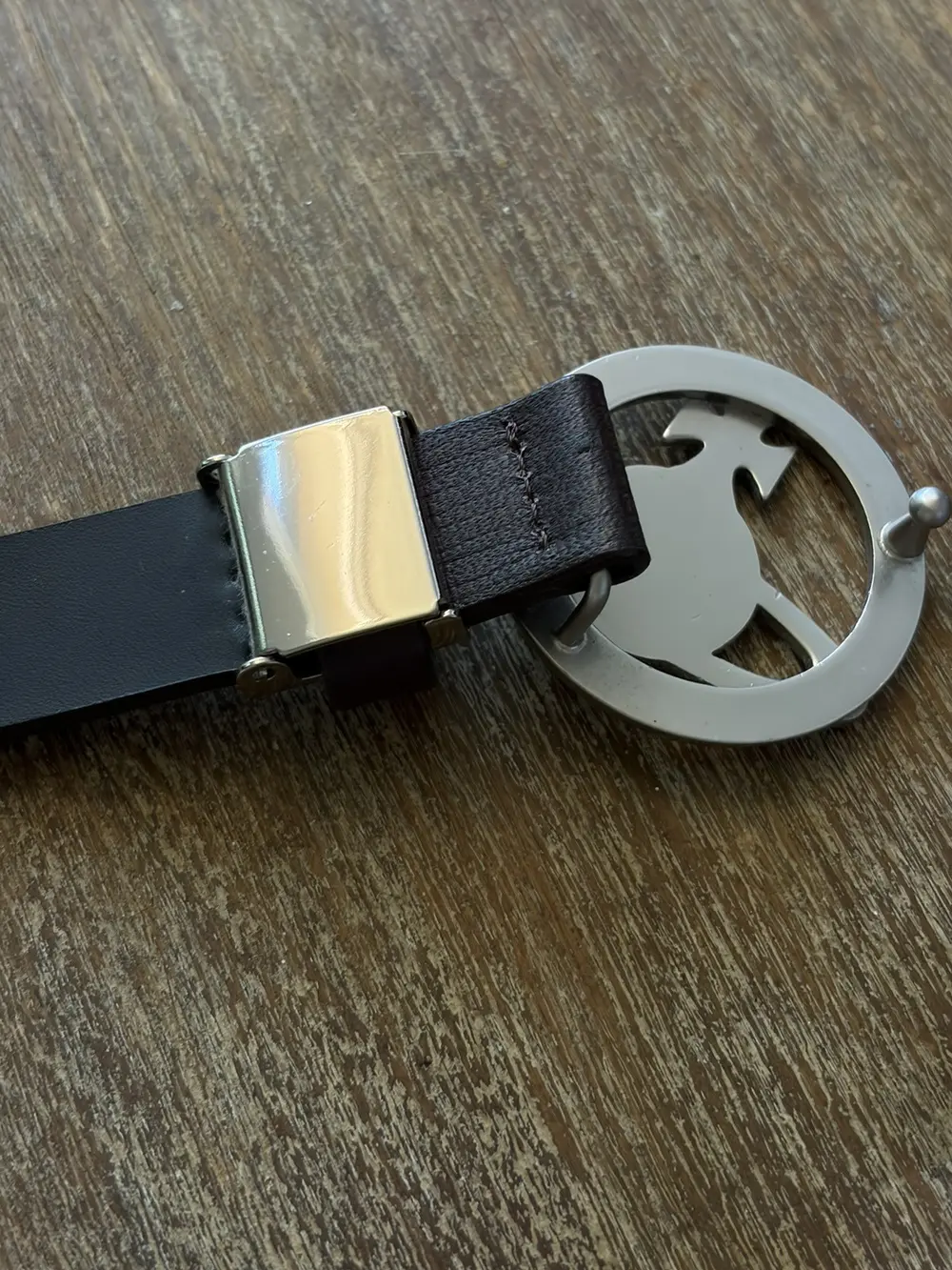 Vivienne Westwood - Orb Buckle Brown Leather Belt 29-35" - Image 5